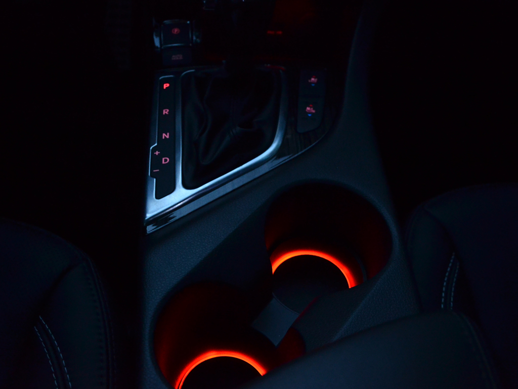 Details About Led Cup Holder Lights Red Leds Fits 2011 2015 Kia Optima Custom Mod