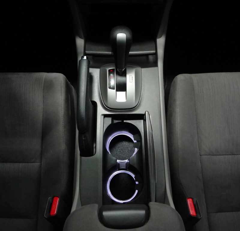 LED Cup Holder Light Insert Fits 2008-2012 Honda Accord Custom White LEDs